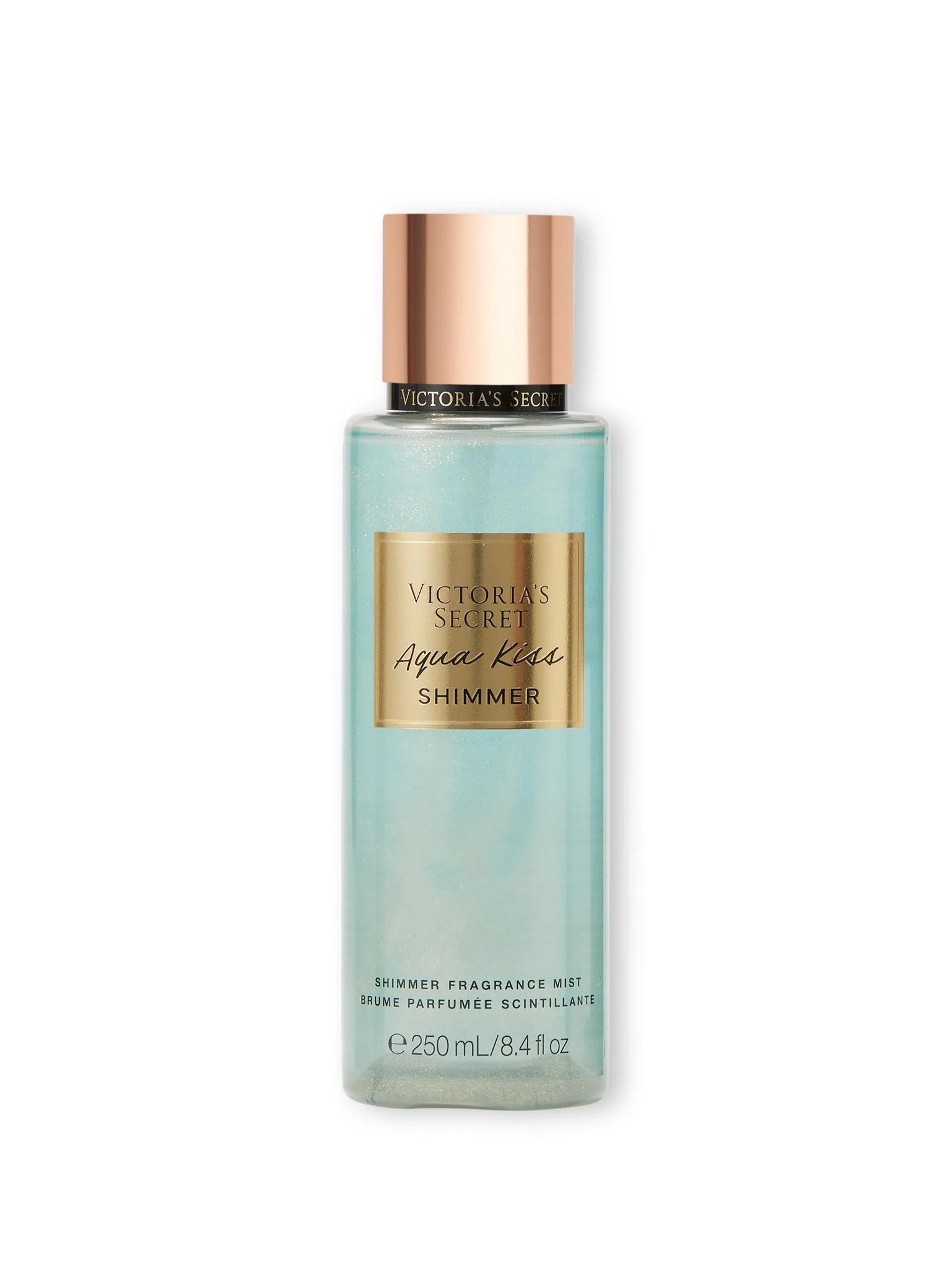 VICTORIA SECRET FRAGRANCE BODY MIST 250ml -AQUA KISS SHIMMER. فكتوريا سيكريت مست عطر للجسم